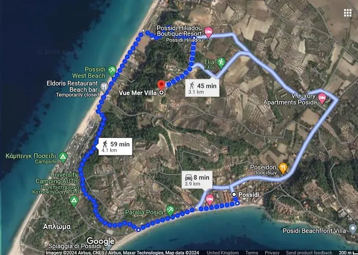 度假居 Spacious 3 Bed House With Sea View 波塞蒂